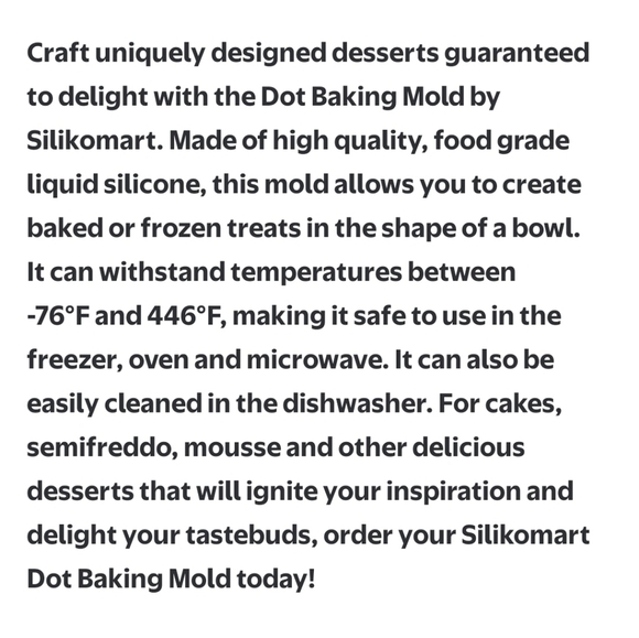 Silikomart Dot Baking Mold - Picture 4 of 7